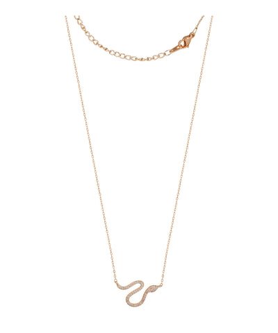Snake Motif Pendant Necklace | Stylika