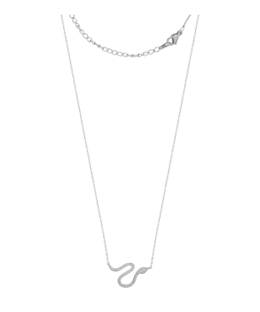 Snake Motif Pendant Necklace | Stylika