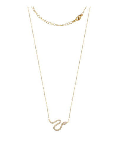 Snake Motif Pendant Necklace | Stylika