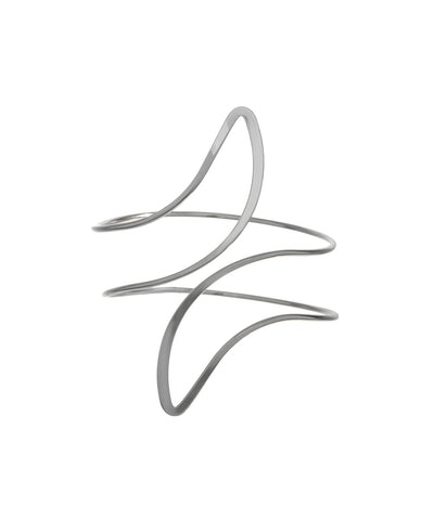 Bold Abstract Wavy Statement Upper Arm Cuff | Stylika