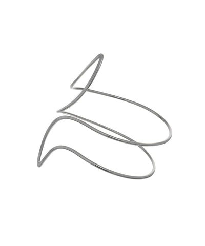 Bold Abstract Wavy Statement Upper Arm Cuff | Stylika