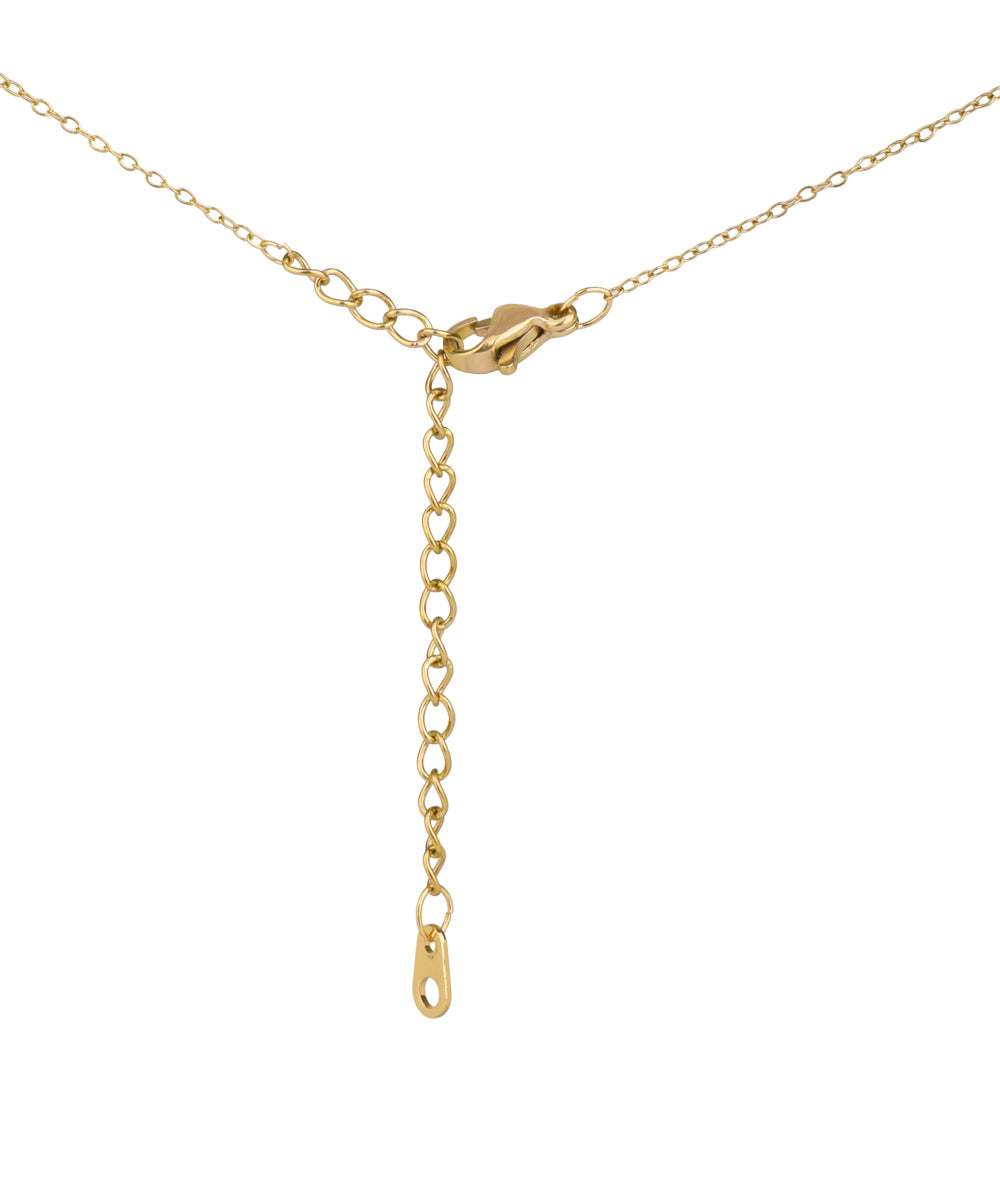 Snake Motif Minimalist Chain Necklace | Stylika