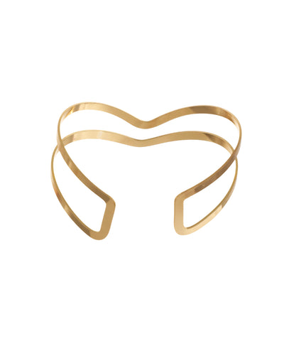 Contemporary V-Design Open Arm Cuff for a Modern Edge | Stylika