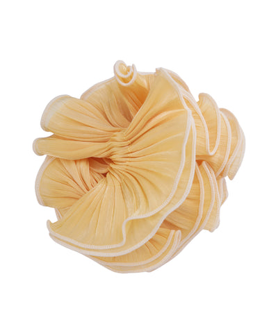 Pleated Organza Hair Scrunchie | STYLIKA