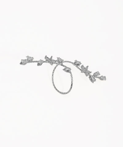 Twisted Vine Floral Sparkle Ring | Stylika