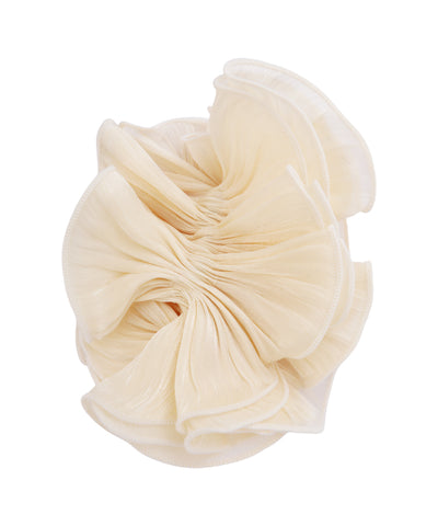 Pleated Organza Hair Scrunchie | STYLIKA