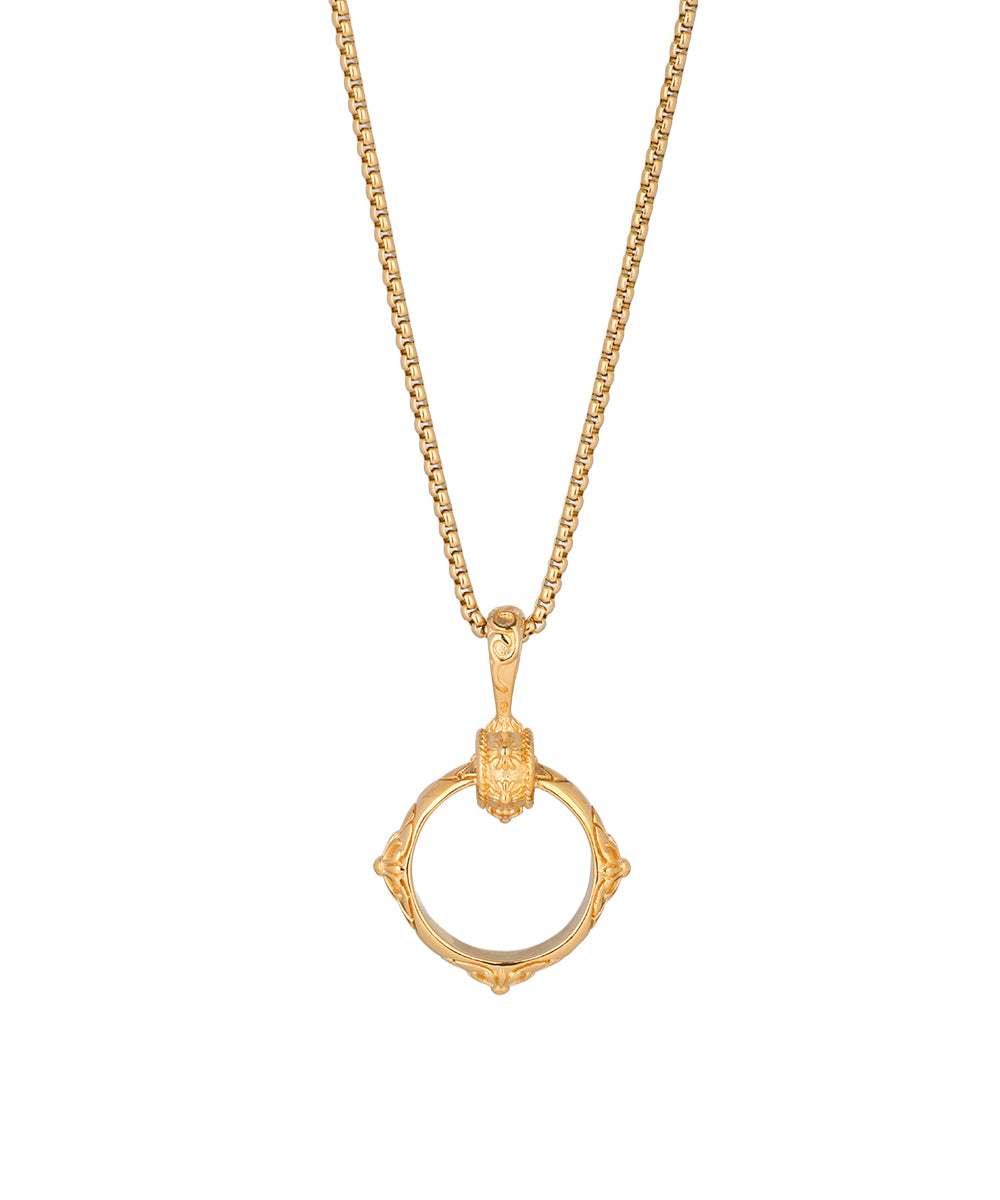 Forge Ring Pendant Necklace | Stylika 