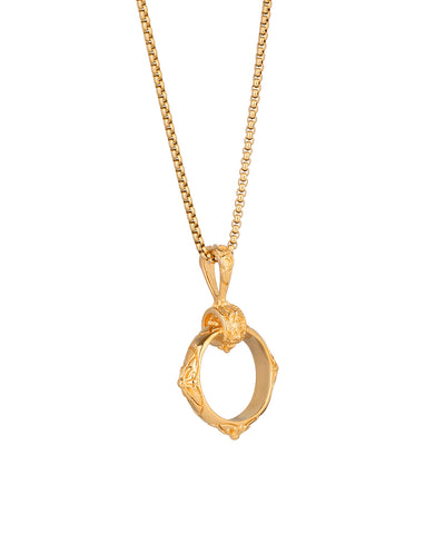 Forge Ring Pendant Necklace | Stylika 