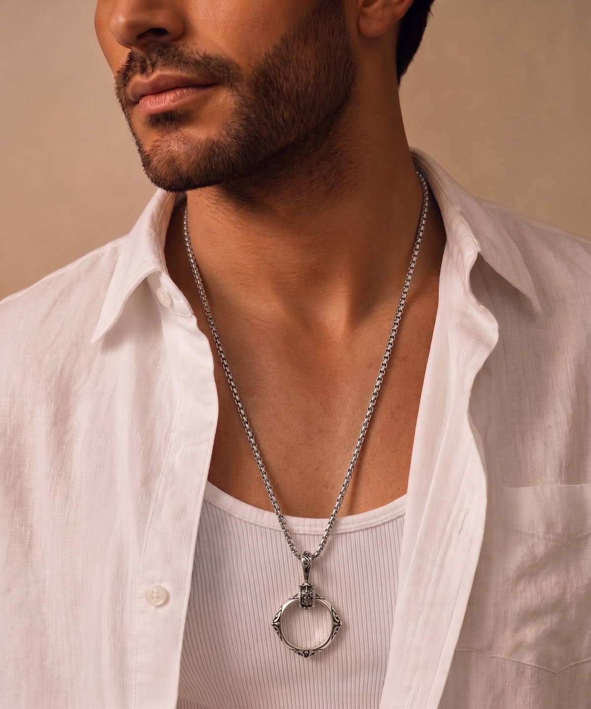 Forge Ring Pendant Necklace | Stylika