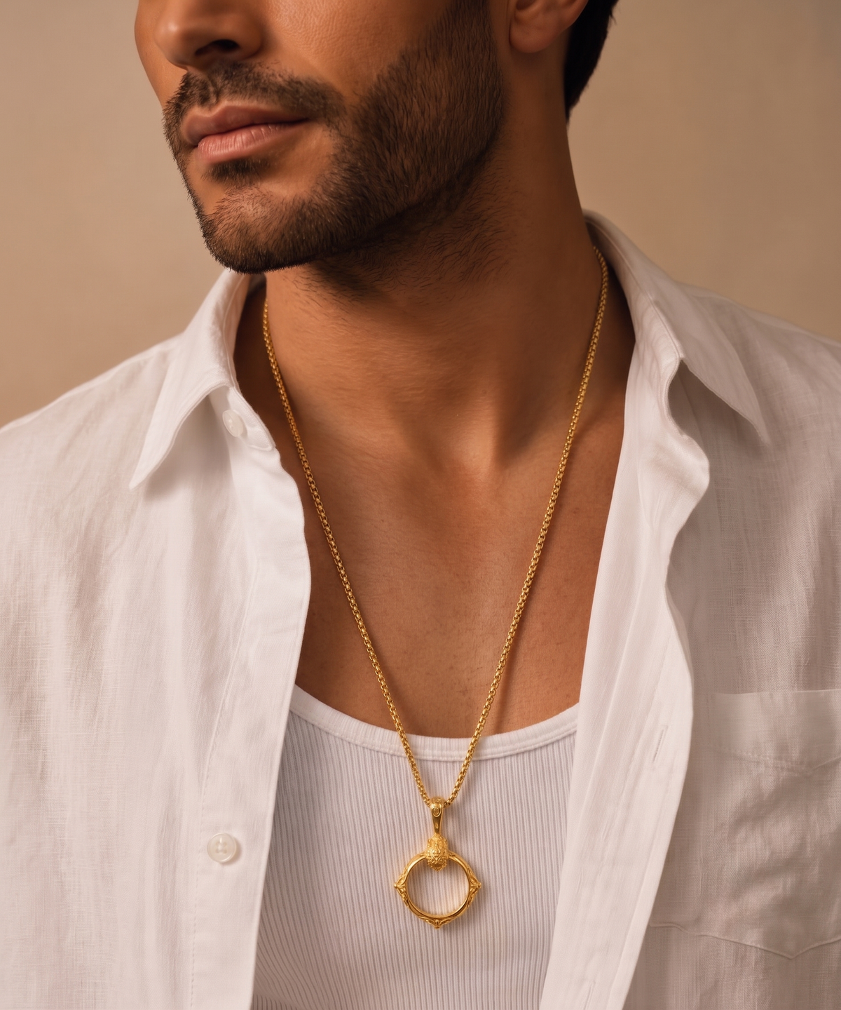 Forge Ring Pendant Necklace | Stylika