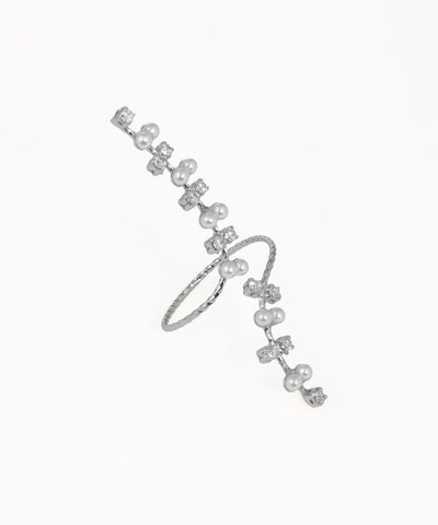 Sophisticated Wrap Ring with Flowing Embellishments | Stylika