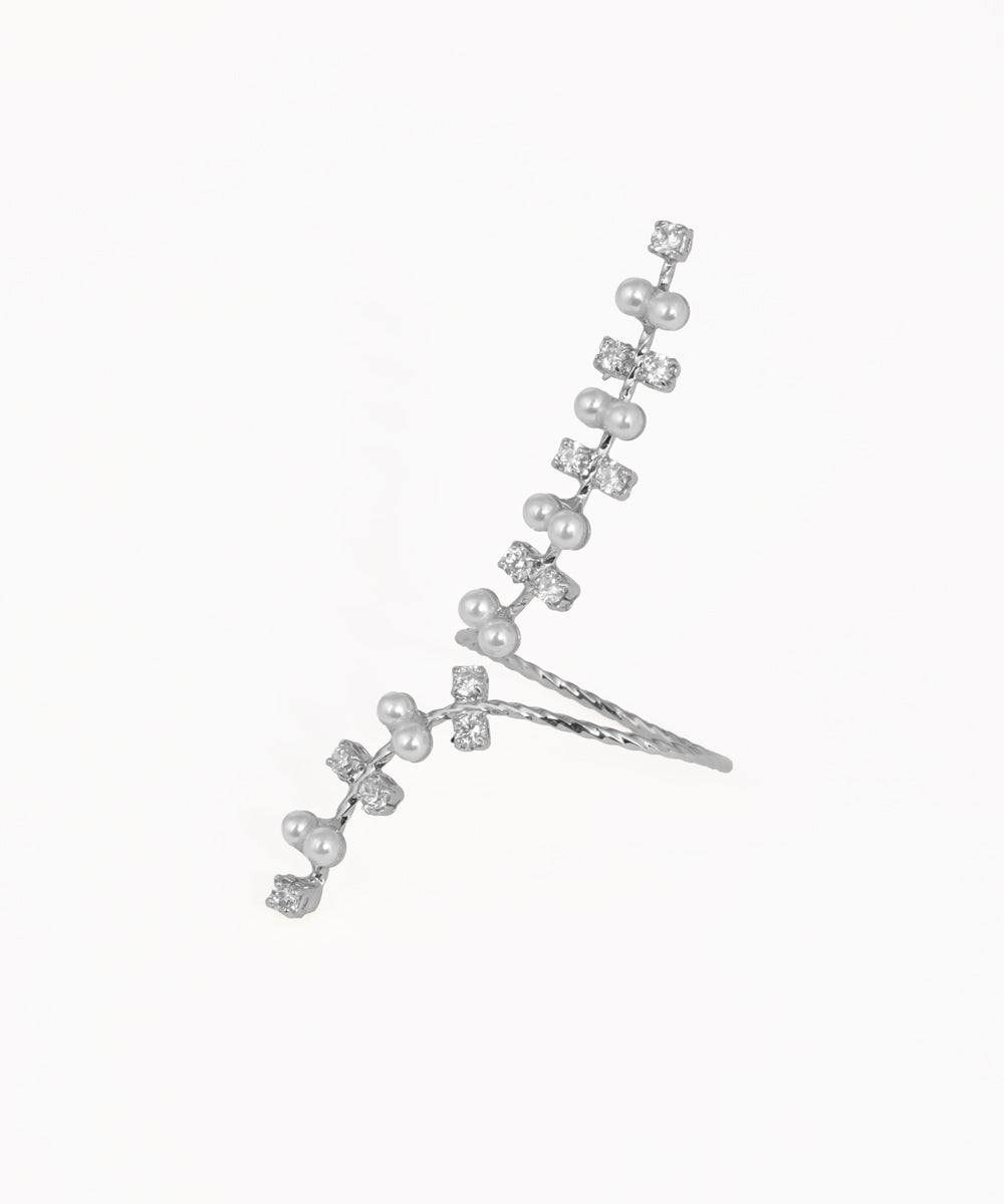 Sophisticated Wrap Ring with Flowing Embellishments | Stylika