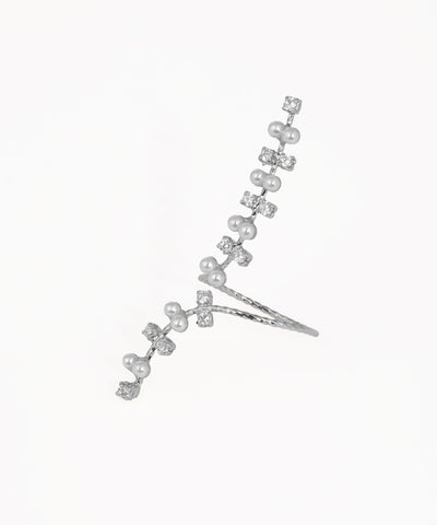 Sophisticated Wrap Ring with Flowing Embellishments | Stylika