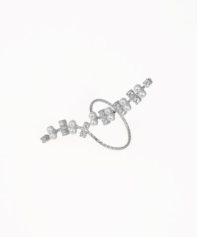 Sophisticated Wrap Ring with Flowing Embellishments | Stylika