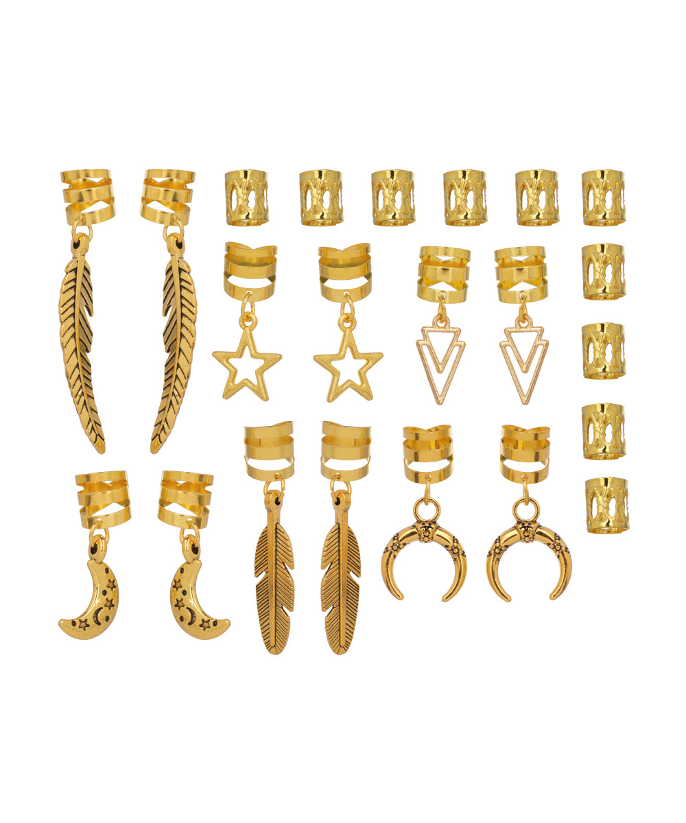 Boho Charm Mixed Design Hair Braids Set | Stylika