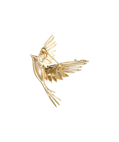 Flying Bird Statement Brooch | Stylika