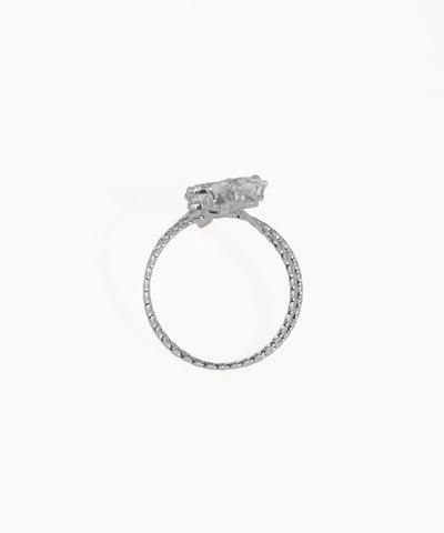 Sparkling Butterfly Vine Embellished Full-Finger Ring | Stylika