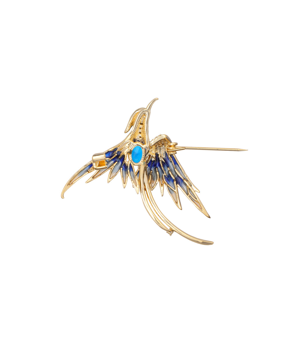 The Golden Bird Brooch | Stylika