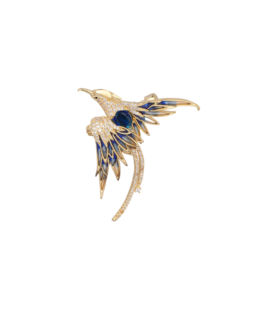 The Golden Bird Brooch | Stylika