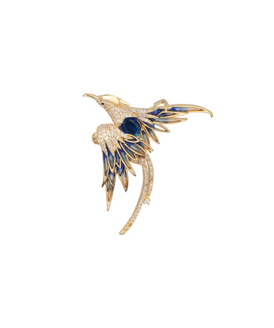 The Golden Bird Brooch | Stylika