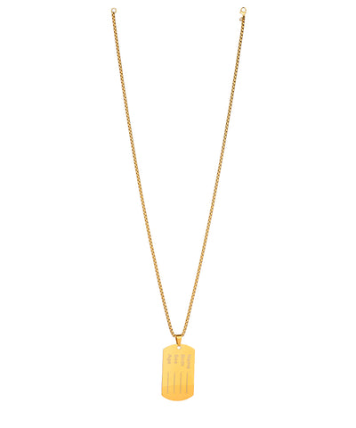 ID Tag Pendant Necklace | Stylika