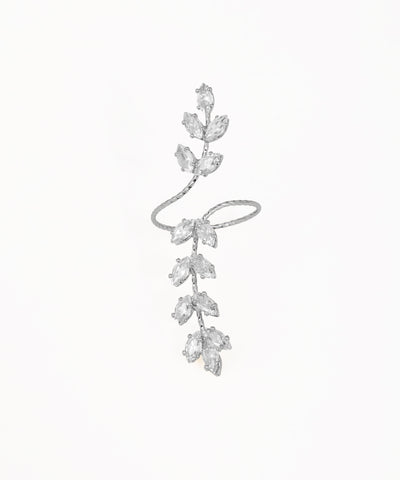 Nature-Inspired Sparkle Full Finger Adjustable Ring | Stylika