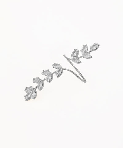 Nature-Inspired Sparkle Full Finger Adjustable Ring | Stylika