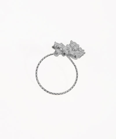 Nature-Inspired Sparkle Full Finger Adjustable Ring | Stylika