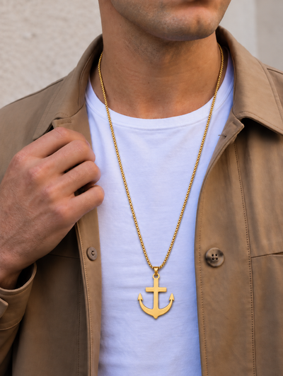 Anchor Pendant Necklace | Stylika