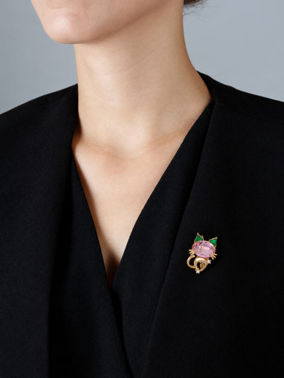 Pookie Cat Brooch for Everyday Wear | Stylika
