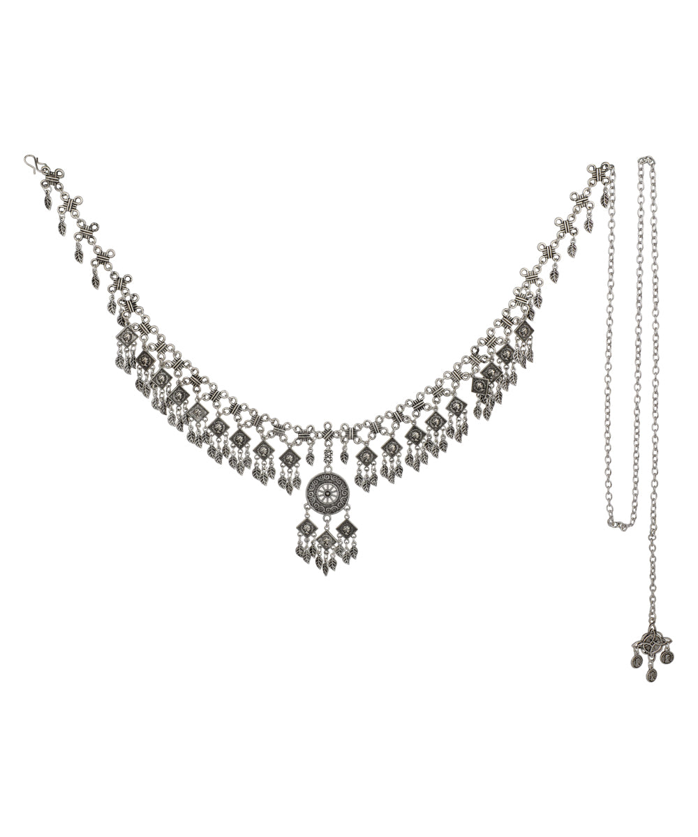 Wheel and Leaf Motifs Ox Waist Chain | Stylika