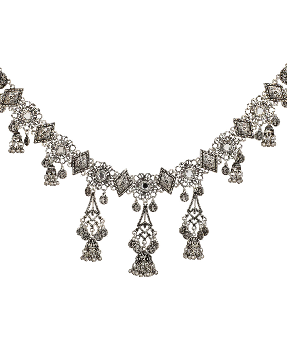 Jhumka Drop Motif Ox Waist Chain | Stylika