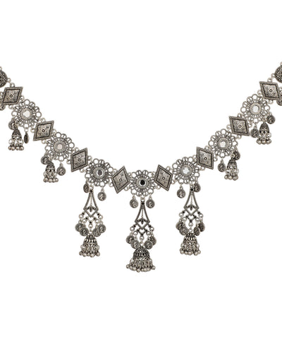 Jhumka Drop Motif Ox Waist Chain | Stylika