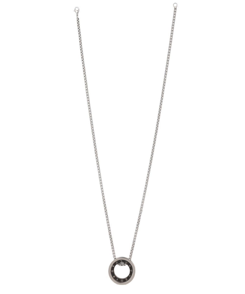 Dual-Tone Bearing Pendant Necklace | Stylika