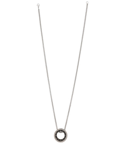 Dual-Tone Bearing Pendant Necklace | Stylika