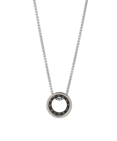 Dual-Tone Bearing Pendant Necklace | Stylika