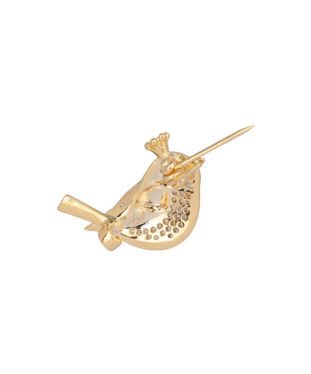 Bird Decorative Enamel Style Brooch | Stylika