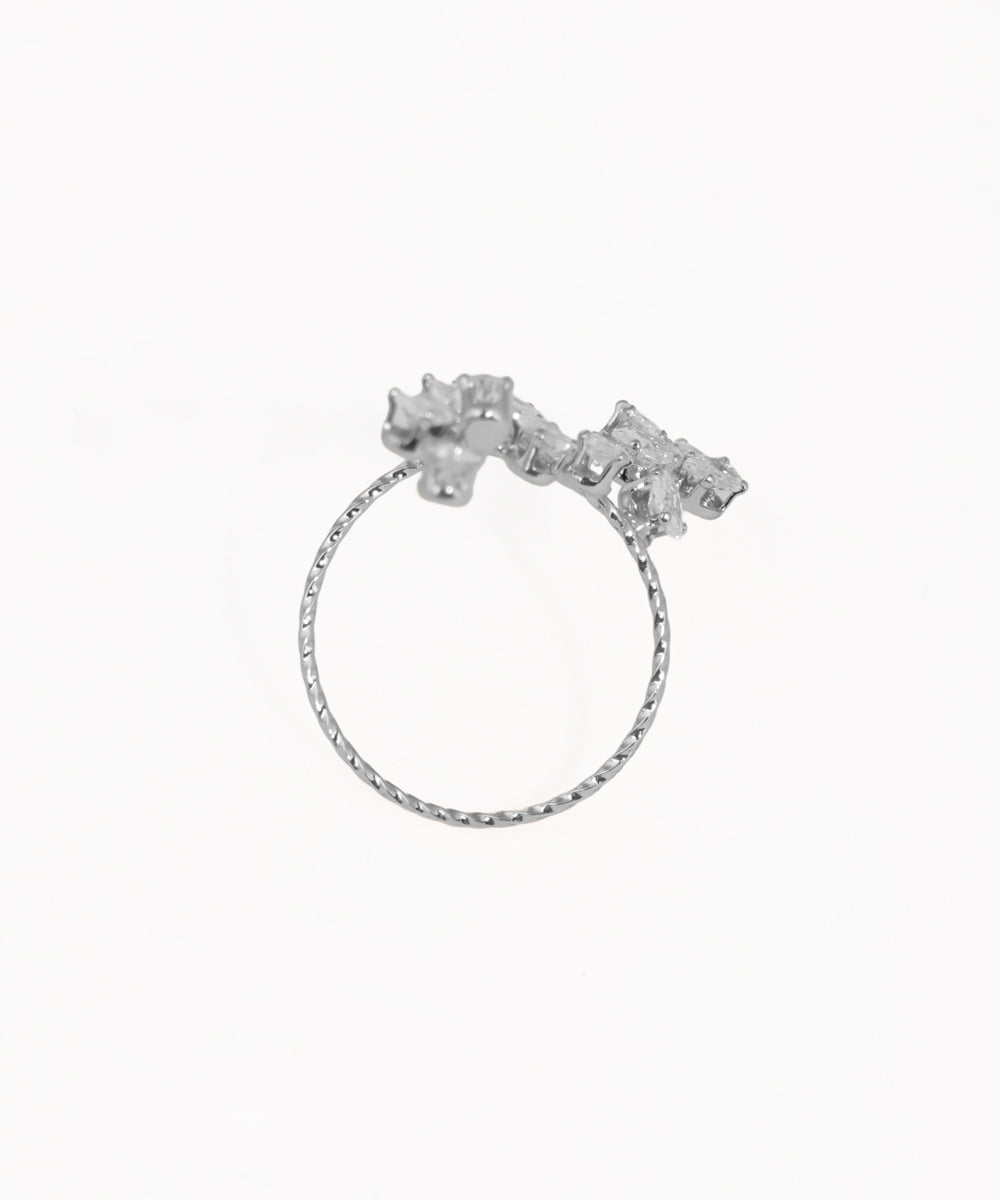Artisan-Crafted Sparkling Vine Wrap Statement Ring | Stylika