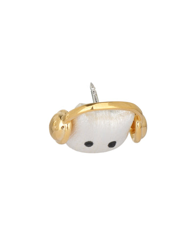 Cat With Headphone Brooch | Stylika
