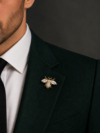 Bee Embellished Brooch | Stylika