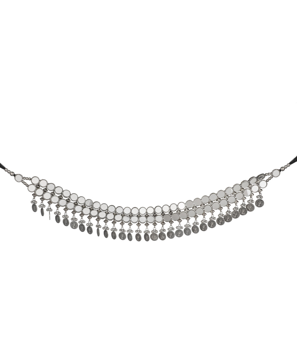 Coin and Mirror Embellished Ox Waist Chain | Stylika