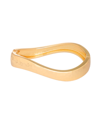 Twisted Wave Bangle Bracelet | Stylika