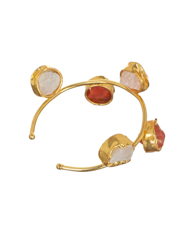 Five Stone Open Cuff Bracelet | Stylika