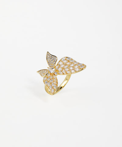 Marquise Wing Butterfly Statement Ring | Stylika