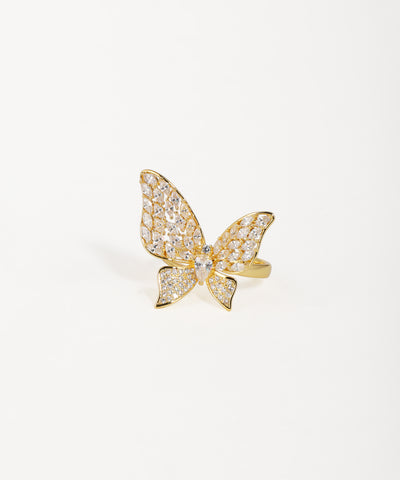 Marquise Wing Butterfly Statement Ring | Stylika