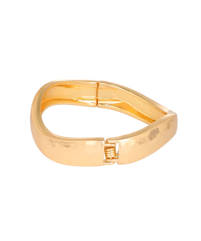 Twisted Wave Bangle Bracelet | Stylika
