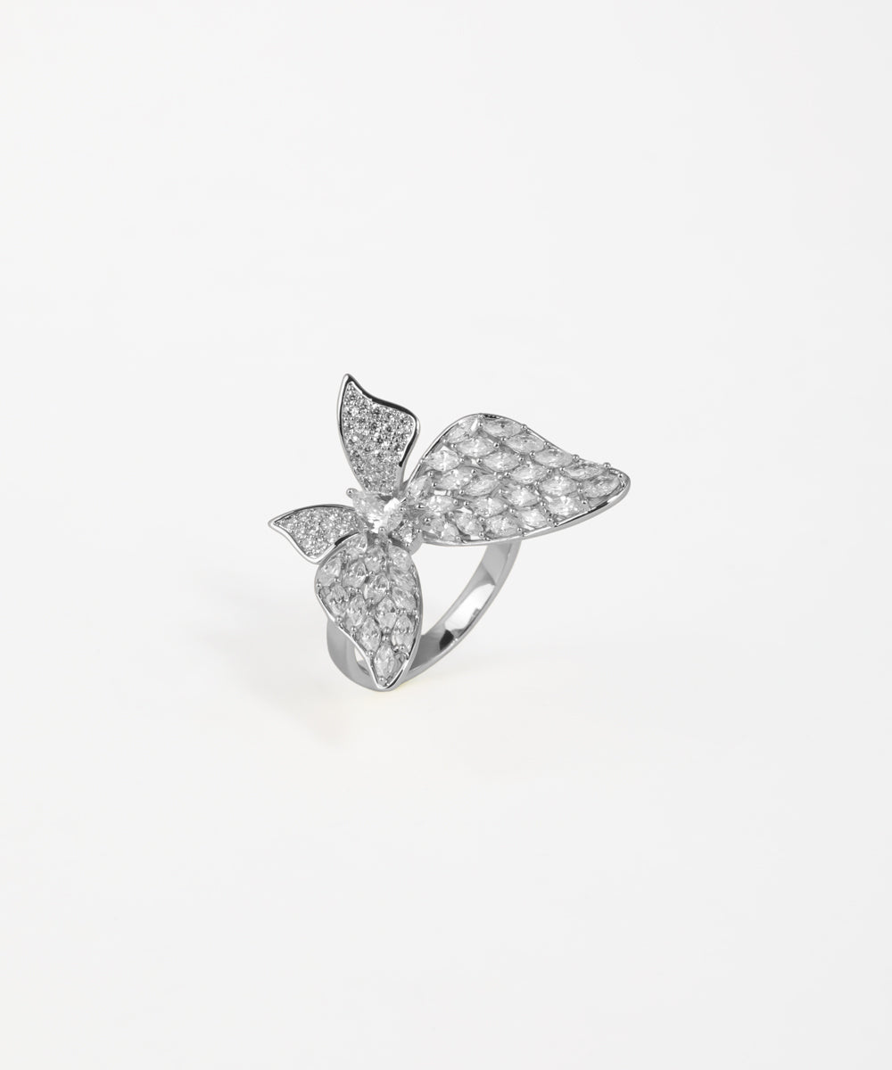 Marquise Wing Butterfly Statement Ring | Stylika