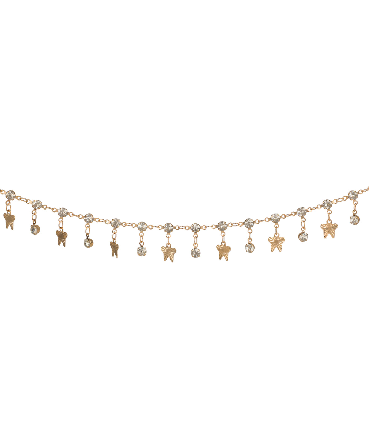 Dangling Star and Crystal Waist Chain | Stylika