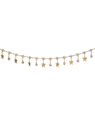Dangling Star and Crystal Waist Chain | Stylika