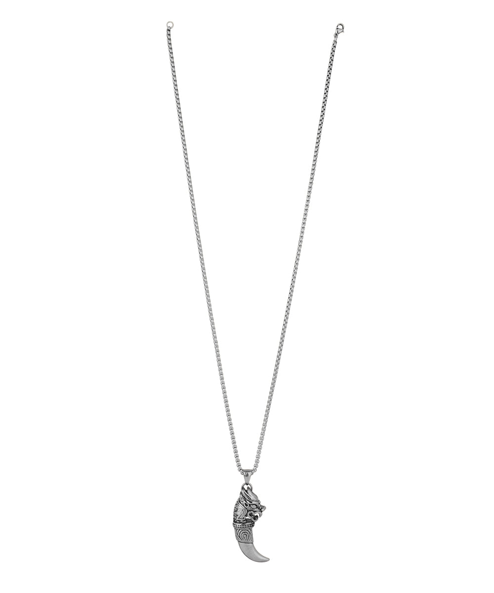 Fang Crest Pendant Necklace | Stylika